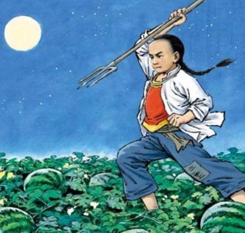 鲁迅刺猹吃瓜,揭示人性丑恶的讽刺画卷